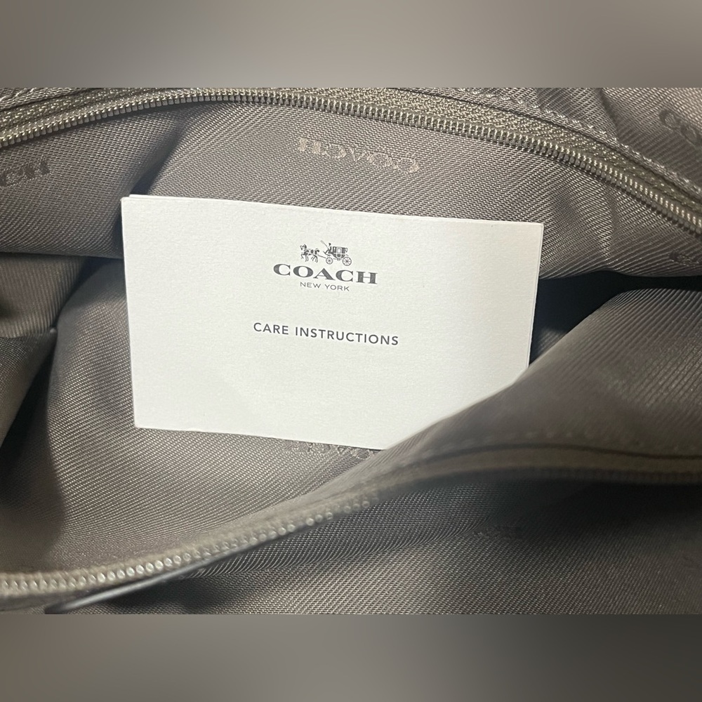 Coach Sophia Tote Pebbled Leather Gunmetal Hardware - Picture 6 of 12